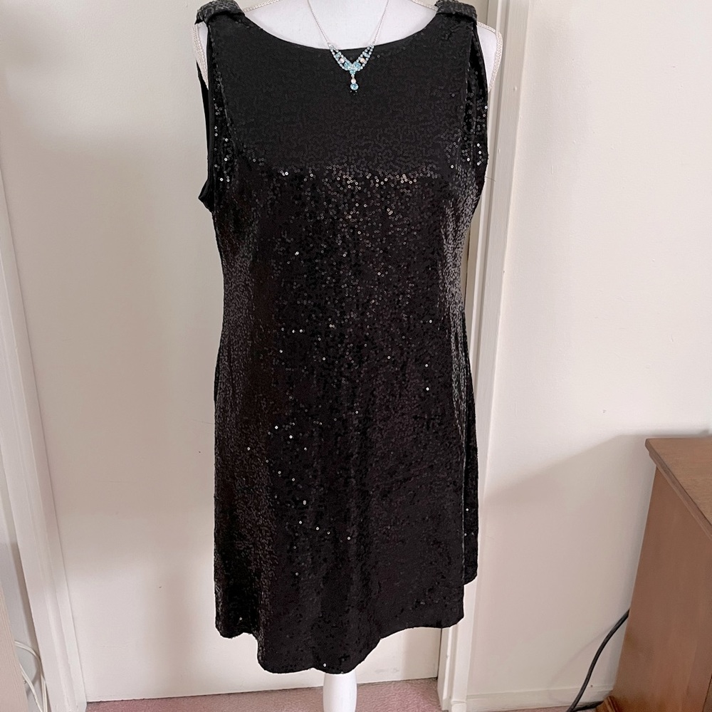 Black Sequined dress